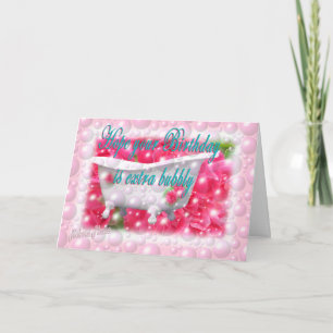 Bubbly Birthday-aanpasbaar Kaart