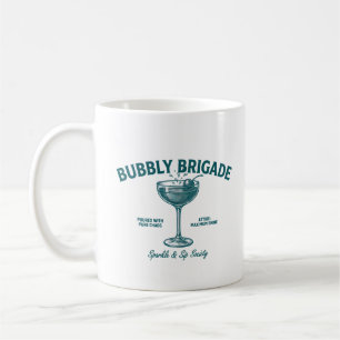 Bubbly Brigade Sparkle & Sip Genootschap Koffiemok