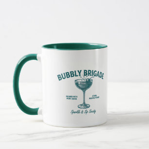 Bubbly Brigade Sparkle & Sip Genootschap Mok
