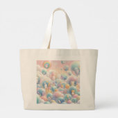 Bubbly Bunny Canvas tas (Achterkant)