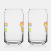 Bubbly Font "Choose Happy" Quote Blikvorm Glas (Rechts)