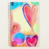 Bubbly Heart Planner -  (Voorkant)