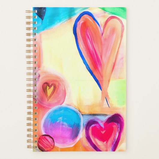 Bubbly Heart Planner - (Voorkant)