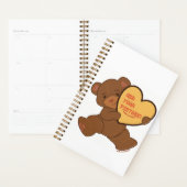 Bubbly mignonne Ours couleur Brown (Devant avec enveloppe)