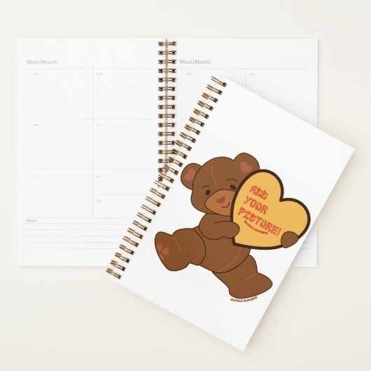 Bubbly mignonne Ours couleur Brown (Devant avec enveloppe)