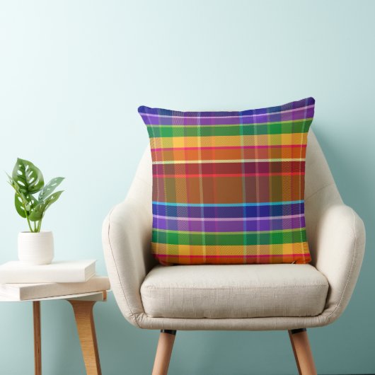 Bubbly Plaid AB Kussen (Stoel)