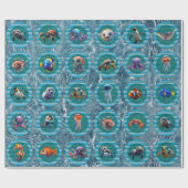 Bubbly Zeeen 2 inpakpapier rollen (Vlak)