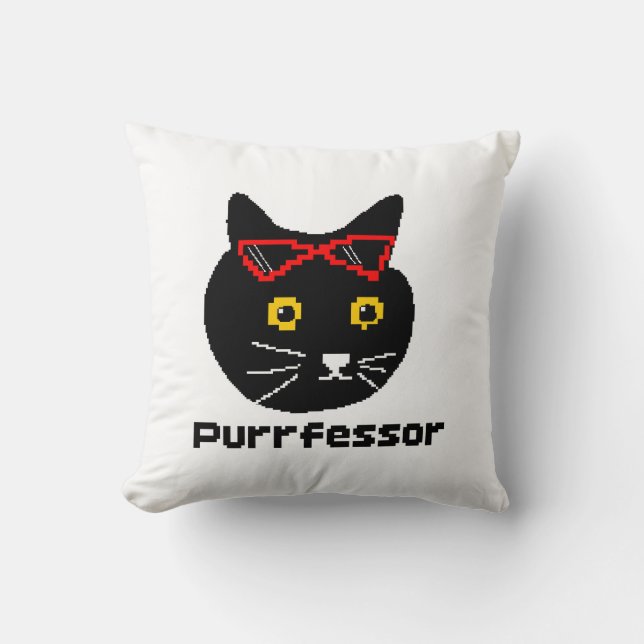 BubblyCuddle Purressor Cat Kussen (Voorkant)