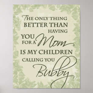 Bubby Poster