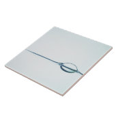 Bubels op het wateroppervlak tegeltje (Zijkant)