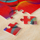 Bubels van kleur legpuzzel (Zijkant)