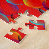 Bubels van kleur legpuzzel (Zijkant)