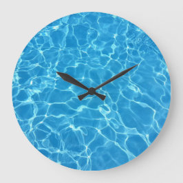 Bubelwater reflecteert textuur Grote klok