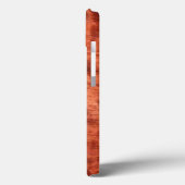 bubinga (faux) Hout Grain Finish iPad Case (Achterkant / Links)