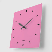 Buble chewing-gum rose horloge visage et noir heur (Angle)