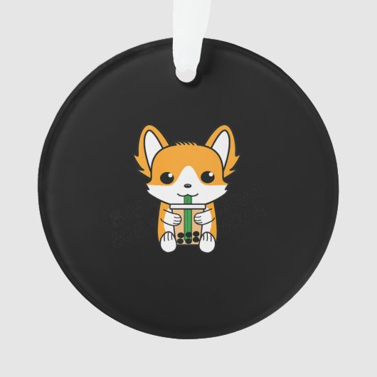 Buble Tea Boba Corgi Premium (devant)