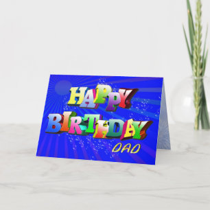 Bubly carte d'anniversaire pour papa