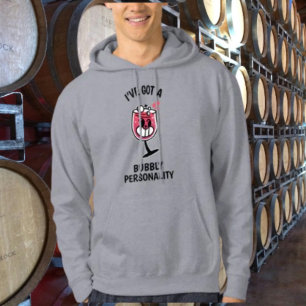 Bubly Personality - Vin Lover Sweat - shirt à capu