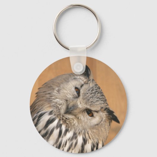 Bubo bubo sibiricus sleutelhanger (Voorkant)