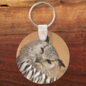Bubo bubo sibiricus sleutelhanger (Voorkant)
