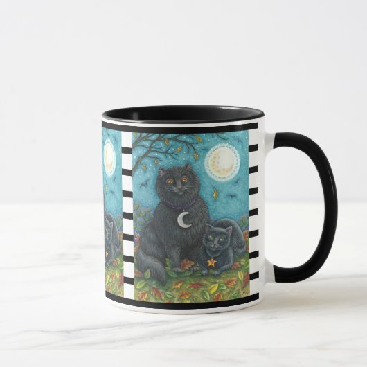 BUBO EN PYEWACKET, ZWARTE CAT-HALLOEEN COMBO-MOK MOK (Rechts)