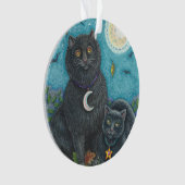 BUBO EN PYEWACKET, ZWARTE VATTEN ORNAMENT RAND (voorkant)