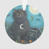 BUBO EN PYEWACKET, ZWARTE VATTEN ORNAMENT RAND (voorkant)
