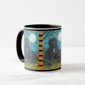 BUBO ET PYEWACKET, CHAT NOIR HALLOWEEN COMBO MUG (Devant gauche)