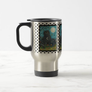 BUBO ET PYEWACKET, CHATS NOIRS VOYAGE COMMUTER MUG