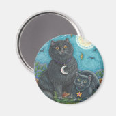 BUBO ET PYEWACKET, CHAUSSURES NOIRES MAGNET Round (Recto/Verso)