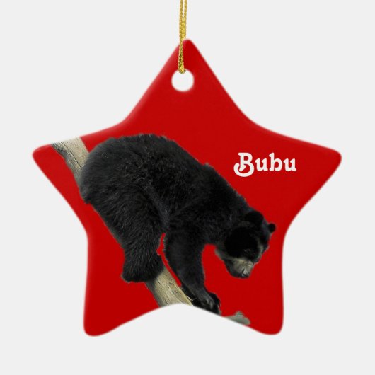 Bubu Star Keramisch Ornament (Voorkant)