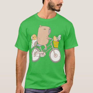 Bubu the Guinee Pig Biking T-shirt