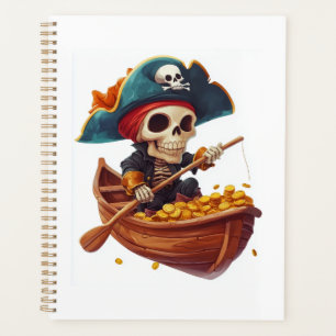 Buccaneer osseux - Crâne de pirate drôle