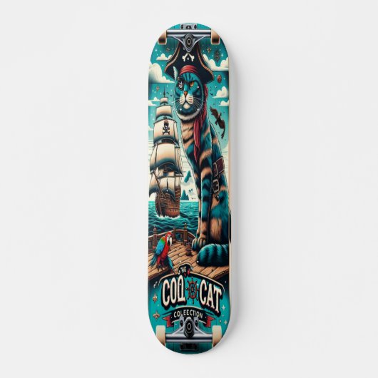 Buccaneer Whiskers Skateboard (Voorkant)