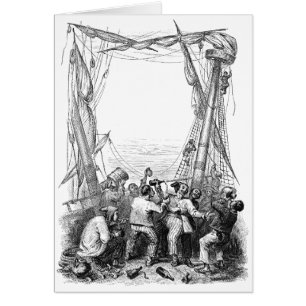 Buccaneers vintages et un navire pirate naufragé