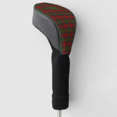 Buccleuch Officiële Tartan met monogram / initiale Golfheadcover (Schuin)