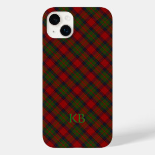 Buccleuch Officiële Tartan met monogram / naam Case-Mate iPhone 14 Plus Hoesje