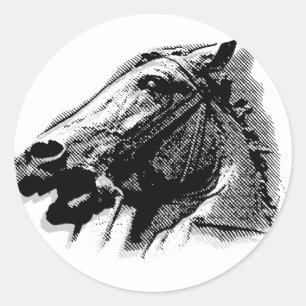 Bucephalus Ronde Sticker