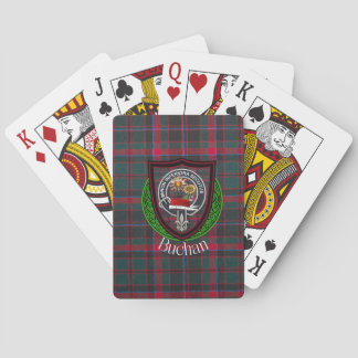 Buchan Scottish Clan Tartan & Crest Pokerkaarten