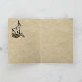 Buchanan Badge & Tartan Gepersonaliseerde Kaart (Binnen)