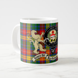 Buchanan Clan Badge & Tartan Giant Coffee Mok