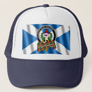 Buchanan Clan Badge & Tartan Trucker Hat Pet