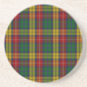 Buchanan Clan Familie Tartan Zandsteen Onderzetter