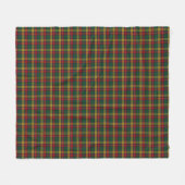 Buchanan Clan Tartan Patroon Fleece Deken (Voorkant (Horizontaal))