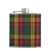 Buchanan Clan Tartan Patroon Heupfles (Voorkant)