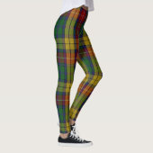 Buchanan Clan Tartan Patroon Leggings (Rechts)