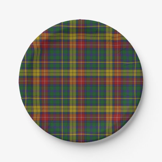 Buchanan Clan Tartan Pset Paper Bord (Voorkant)