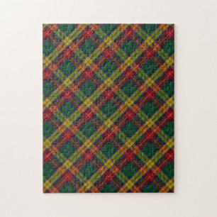 Buchanan Clan Tartan Pset Patroon is moeilijk Legpuzzel