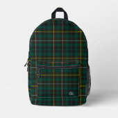Buchanan Jacht #2 Tartan Bedrukte Rugzak (Voorkant)