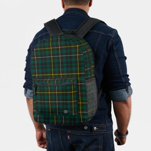 Buchanan Jacht #2 Tartan Bedrukte Rugzak (Insitu (model))